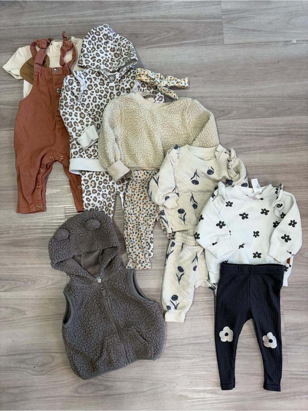 Baby Girl 3-6M Fall Clothes Bundle 11 Pc Lila + Jack Rylee + Cru